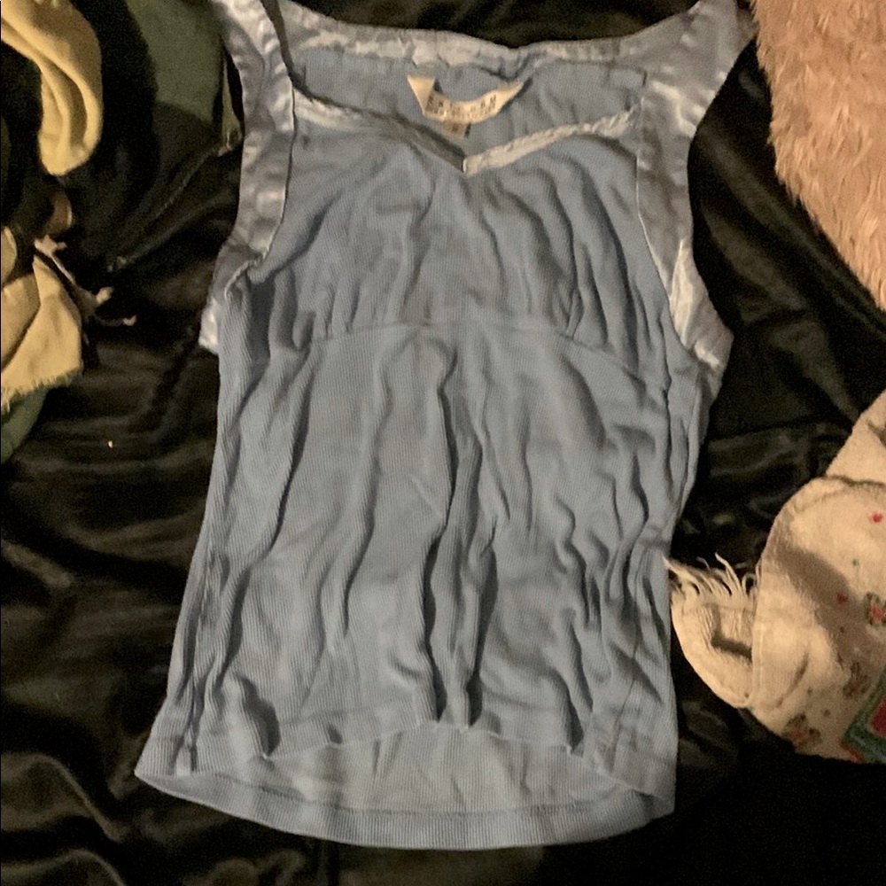 JohnPaulRichard Gray Fitted Tank Top